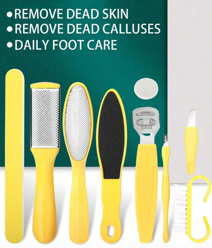 Tools & Cases Foot care tools, 9 pieces | أدوات العناية بالقدم، 9 قطع