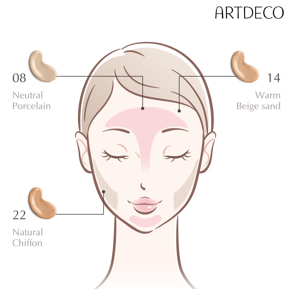 Artdeco Light Luminous Foundation - 25ml | ارتديكو كريم أساسا تغطية خفيفة