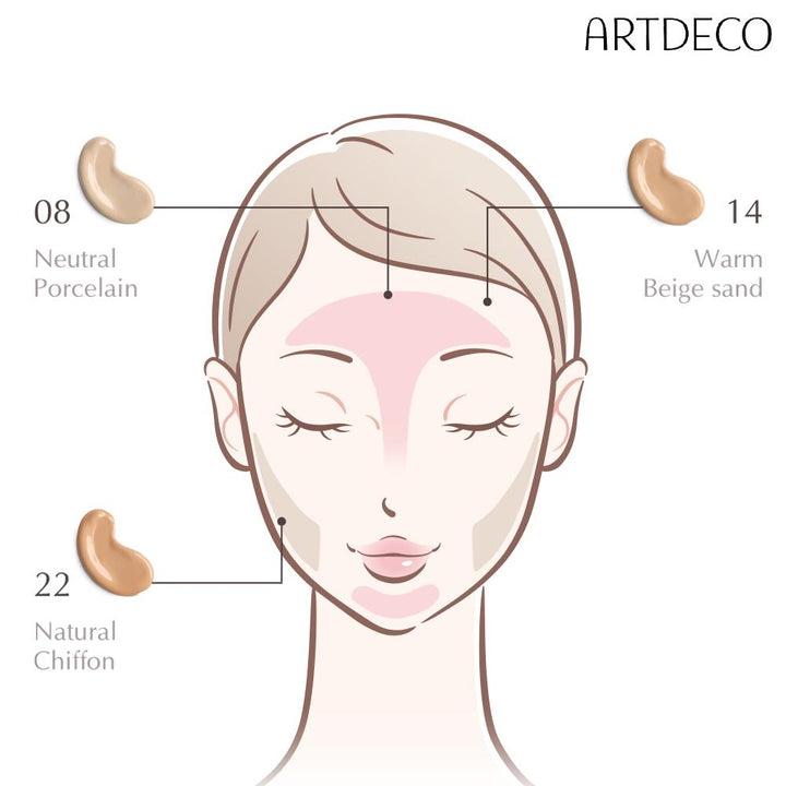 Artdeco Light Luminous Foundation - 25ml | ارتديكو كريم أساسا تغطية خفيفة