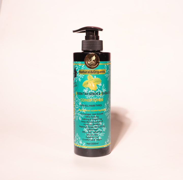 Madam Coachella Green Tea Seeds & Jojoba Hair Conditioner - 500ml | مدام كوتشيلا بلسم الشعر ببذور الشاي الأخضر و الجوجوبا - 500 مل