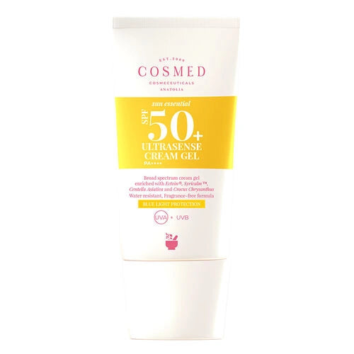 Cosmed Sun Essential Ultrasense Cream Gel Spf50 - 40ml | كوزميد واقي شمسي كريم جيل بعامل حماية 50 - 40 مل