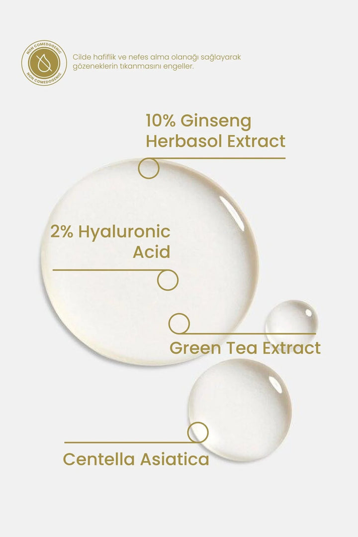 cosmogenesis labs Renewing Ginseng Herbasol Serum 10% - 30ml|   كوزموجينيسيس لابز سيروم التجديد بخلاصة الجنسنغ  – 30 مل