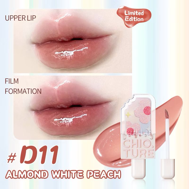 CHIO TURE Ice Cream Watery Lip Gloss - 2ml|شيو تور غلوس للشفاه مائي  -2 مل