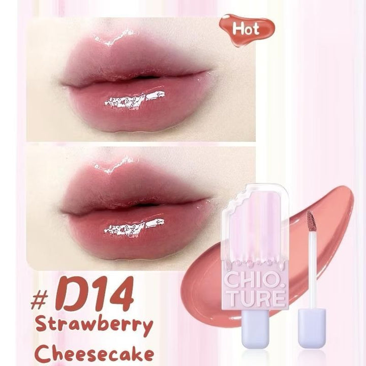 CHIO TURE Ice Cream Watery Lip Gloss - 2ml|شيو تور غلوس للشفاه مائي  -2 مل