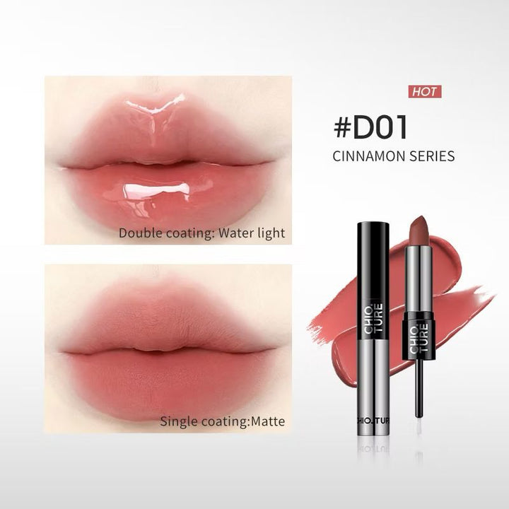 CHIO TURE Double End Lipstick - 2.5g| شيو تور احمر شفاه دبل -2.5 غرام