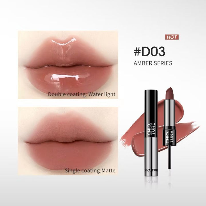 CHIO TURE Double End Lipstick - 2.5g| شيو تور احمر شفاه دبل -2.5 غرام