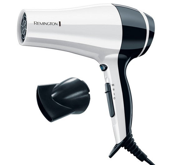 Remington D3080W Pro Dry Hair Dryer White | ريمنجتون سشوار للشعر لون ابيض