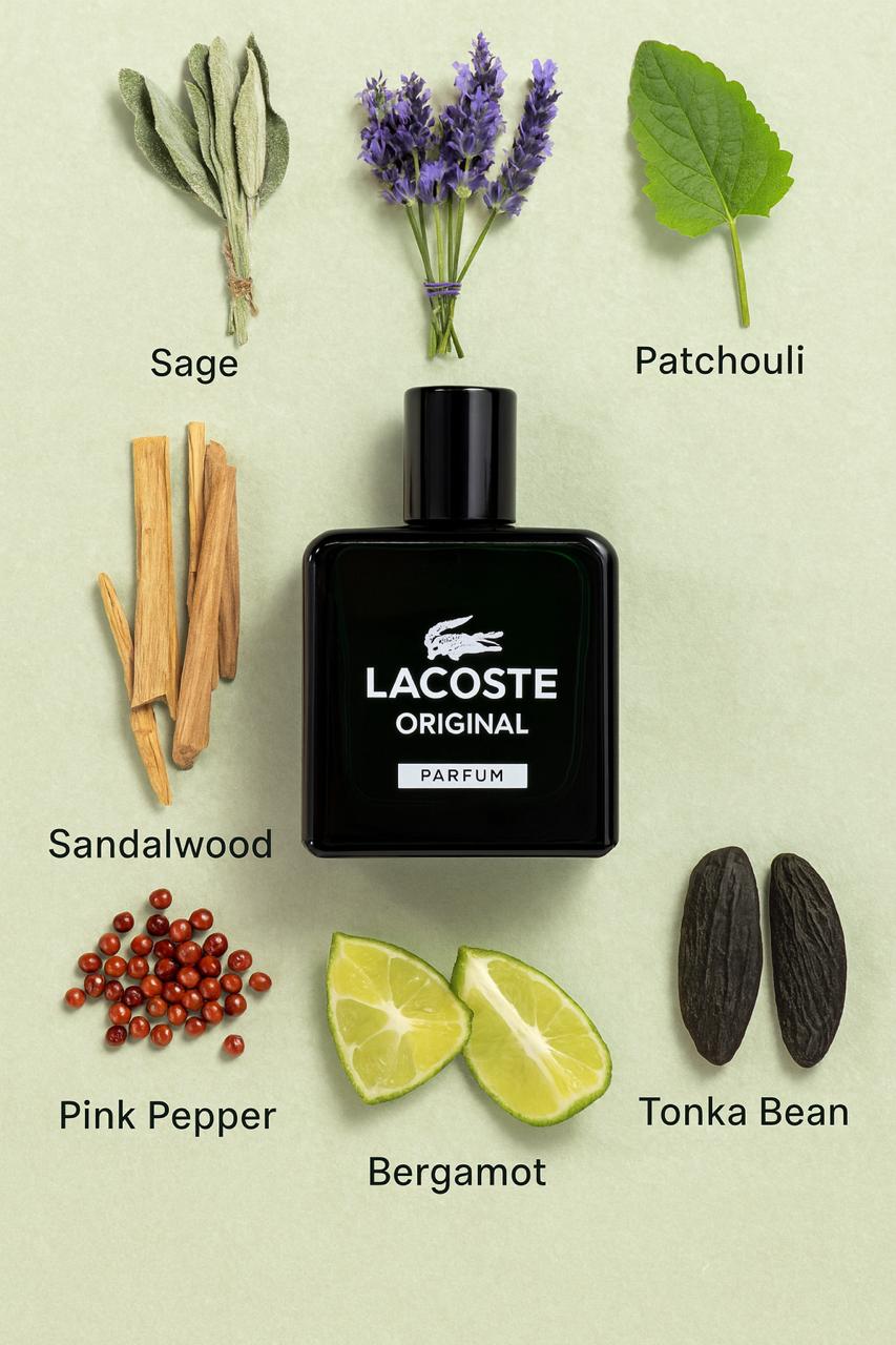 Sample LACOSTE ORIGINAL PARFUM 4,5 ml | عينة عطر لاكوست اورجينال برفام  4,5مل