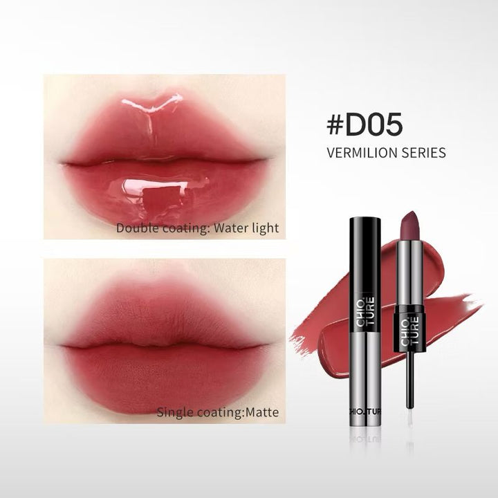 CHIO TURE Double End Lipstick - 2.5g| شيو تور احمر شفاه دبل -2.5 غرام