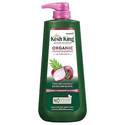 Kesh King Ayurvedic Onion Shampoo - 600ml  | كيش كينغ شامبو الأيورفيدا بالبصل - 600 مل