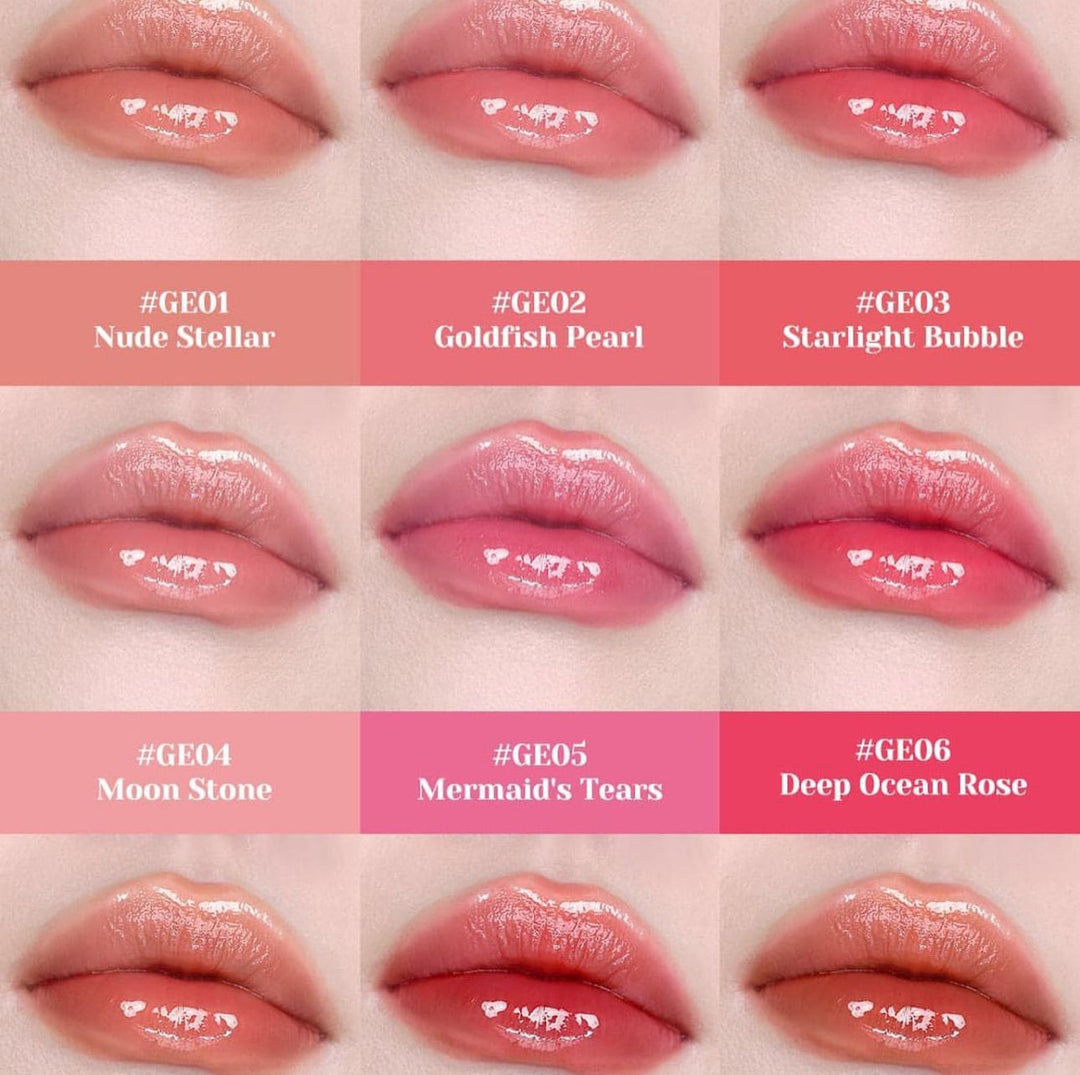 Flower Knows Moonlight Mermaid Series Jewelry Lip Gloss | فلاور نوز غلوس للشفاه
