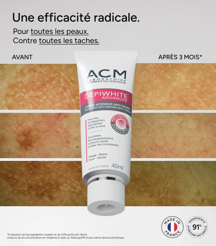 ACM Depiwhite Advanced Intensive Anti-Brown Spot Cream - 40ml | اي سي ام كريم مضاد للبقع البنية - 40 مل
