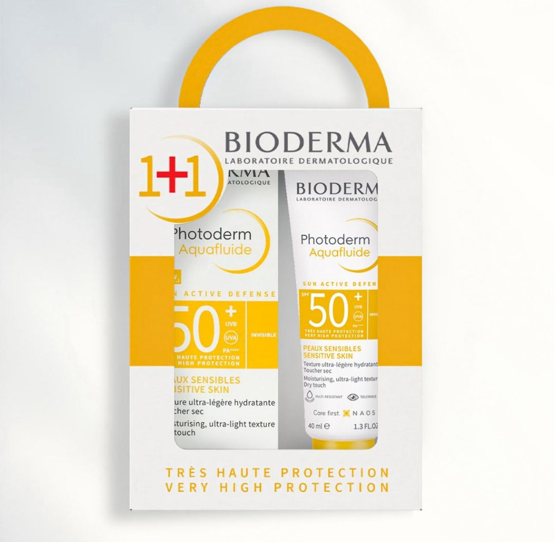 BIODERMA Sun Active Defenes Sensitive Skin 1+1 - 40ml| بيوديرما واقي شمسي للبشرة الحساسة 1+1-40 مل