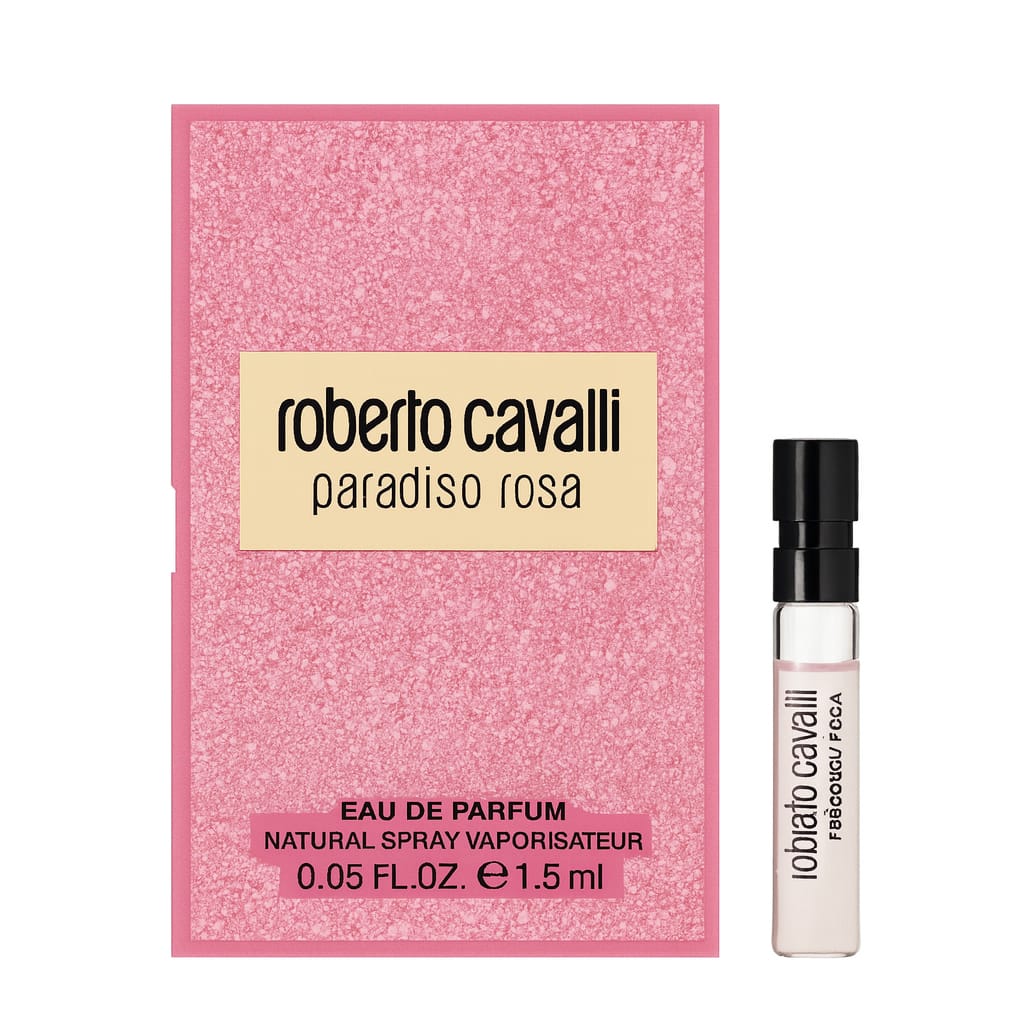 Sample Roberto Cavalli paradiso rosa 1,5 ml | عينة عطر  روبرتو كفالي بارادايسو روز للنساء   1.2مل
