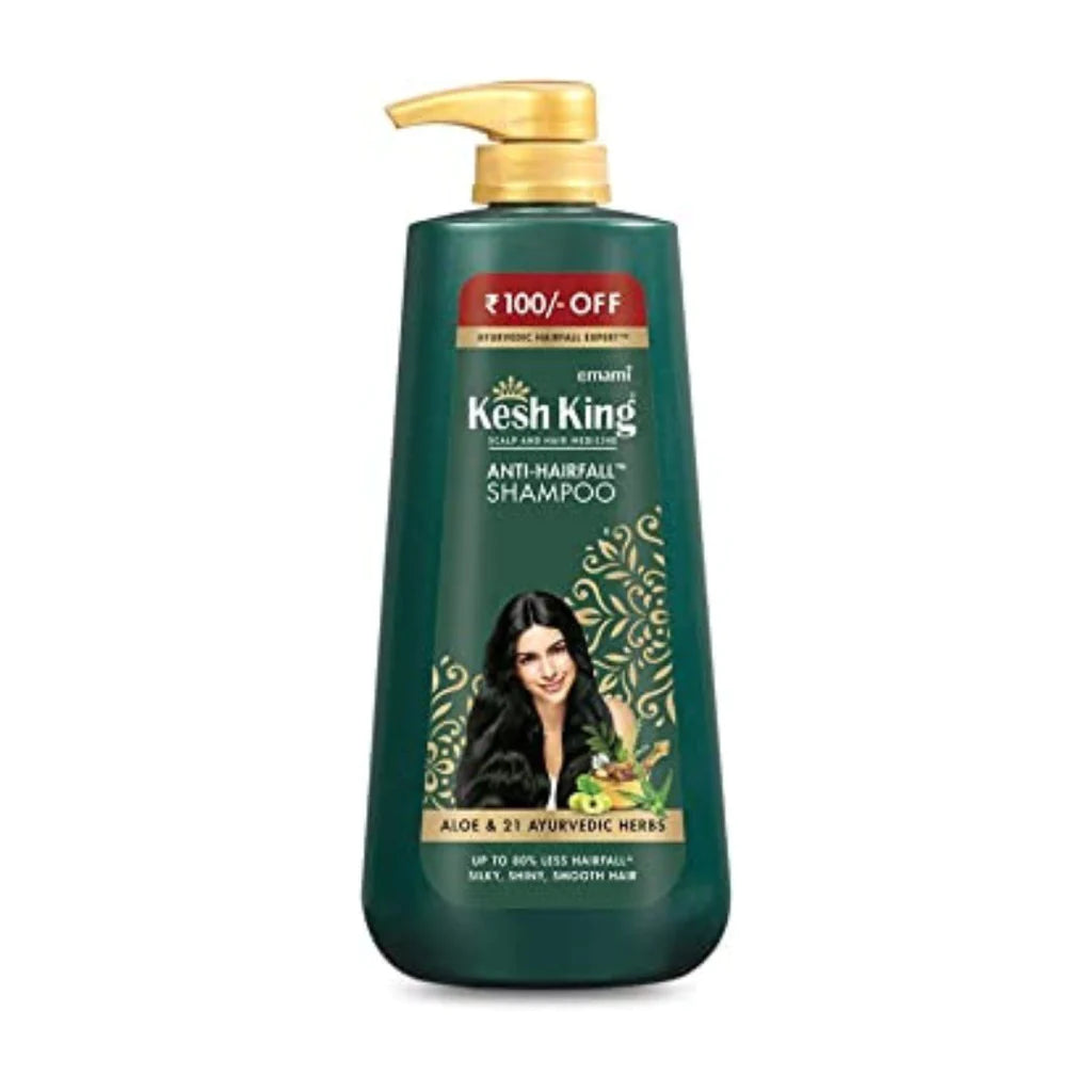 Kesh King Scalp and Hair Medicine Anti-Hairfall Shampoo -600ml | كيش كينغ شامبو ضد تساقط الشعر وعلاج فروة الرأس   - 600 مل
