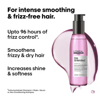 L’Oreal Liss Unlimited Primrose Oil - 125ml | لوريال سيروم زيتي للشعر - 125 مل
