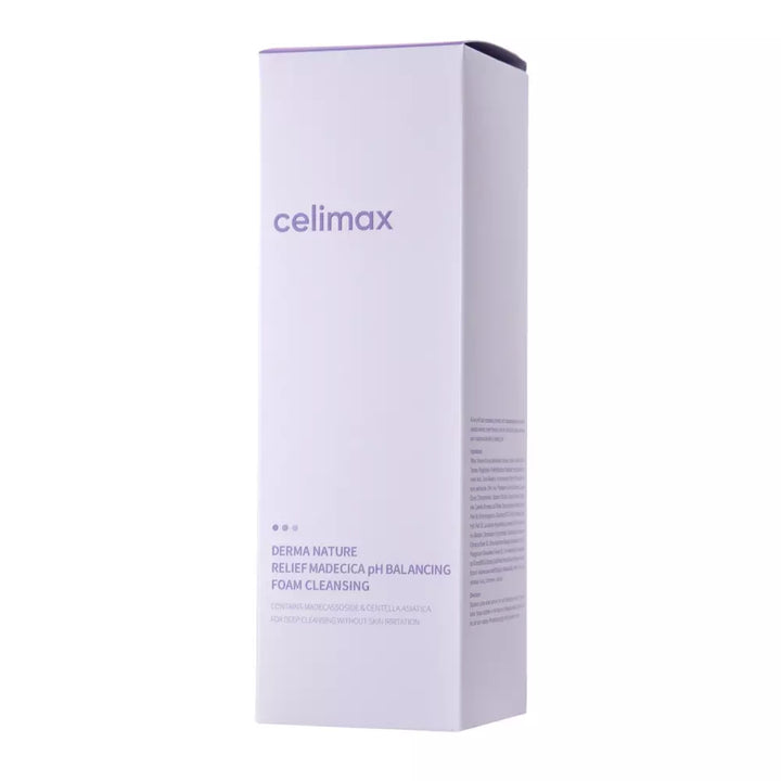 celimax Derma Nature Relief Madecicia pH Balancing Foam Cleansing - 150ml | سيليماكس غسول رغوي مهدئ للبشرة - 150 مل