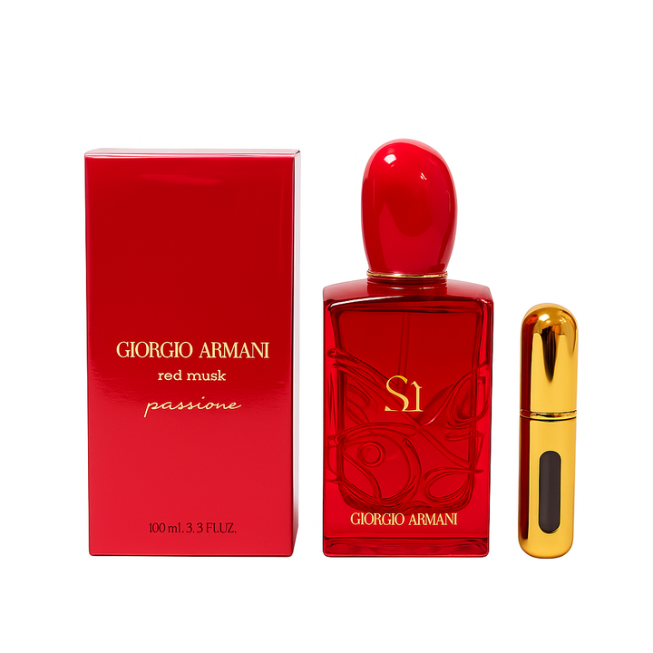 ARMANI Sample SI PASSIONE RED MUSK 5ML | عينة عطر جورجيو ارماني سي باشن ريد مسك للنساء 5 مل