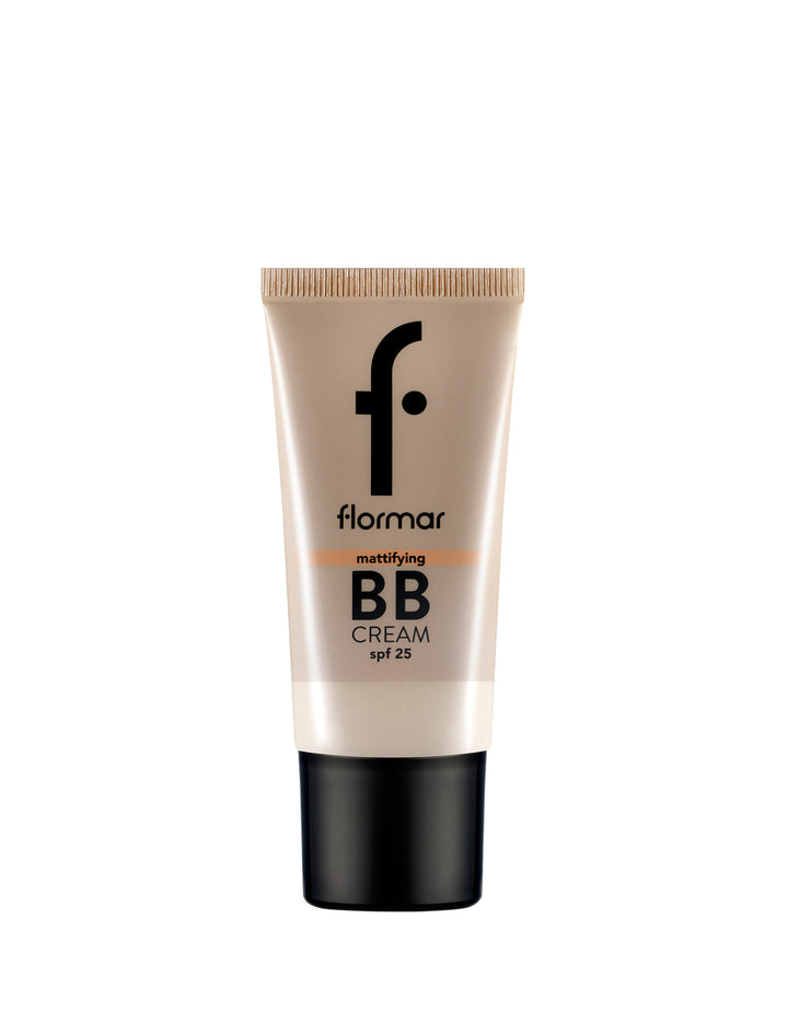 Flormar Bb Cream Mattifying Spf25 - 35ml | فلورمار بي بي كريم مطفأ اللمعة بعامل حماية من الشمس 15 - 35 مل
