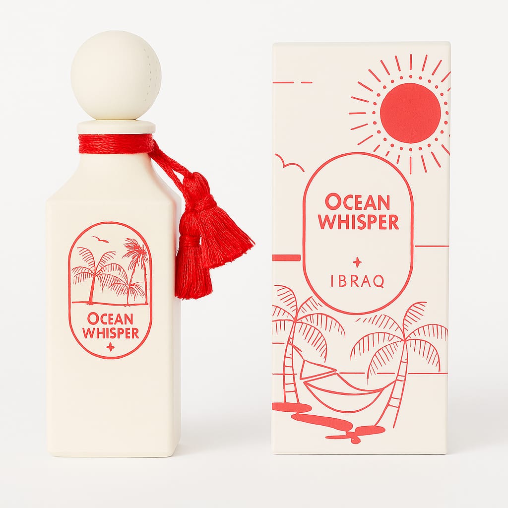 Ibrahim Al-Qurashi Ocean Whisper Ibraq  100 ML  | عطر أوشن ويسبر من إبراهيم القرشي إبراق -100مل
