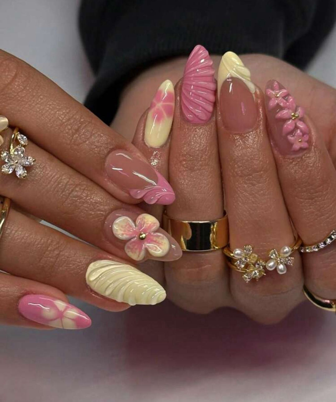 Nails With Floral Design
