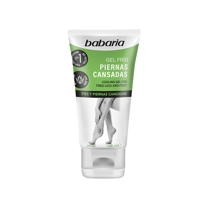BABARIA Cooling Gel For Tired Legs And Feet - 150ml | باباريا جل مرطب و مهدئ للأقدام - 150 مل