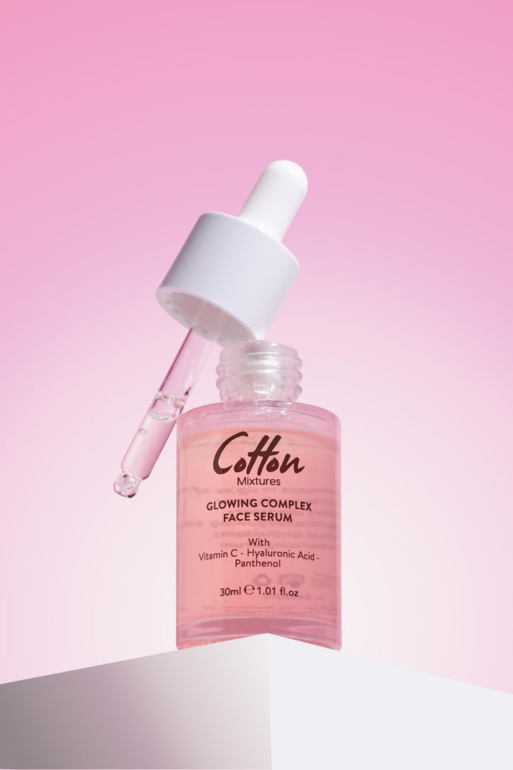 Cotton Glowing Complex Face Serum Vitamin C Hyaluronic Acid & Panthenol - 30ml | كوتون سيروم الاضاءة - 30 مل
