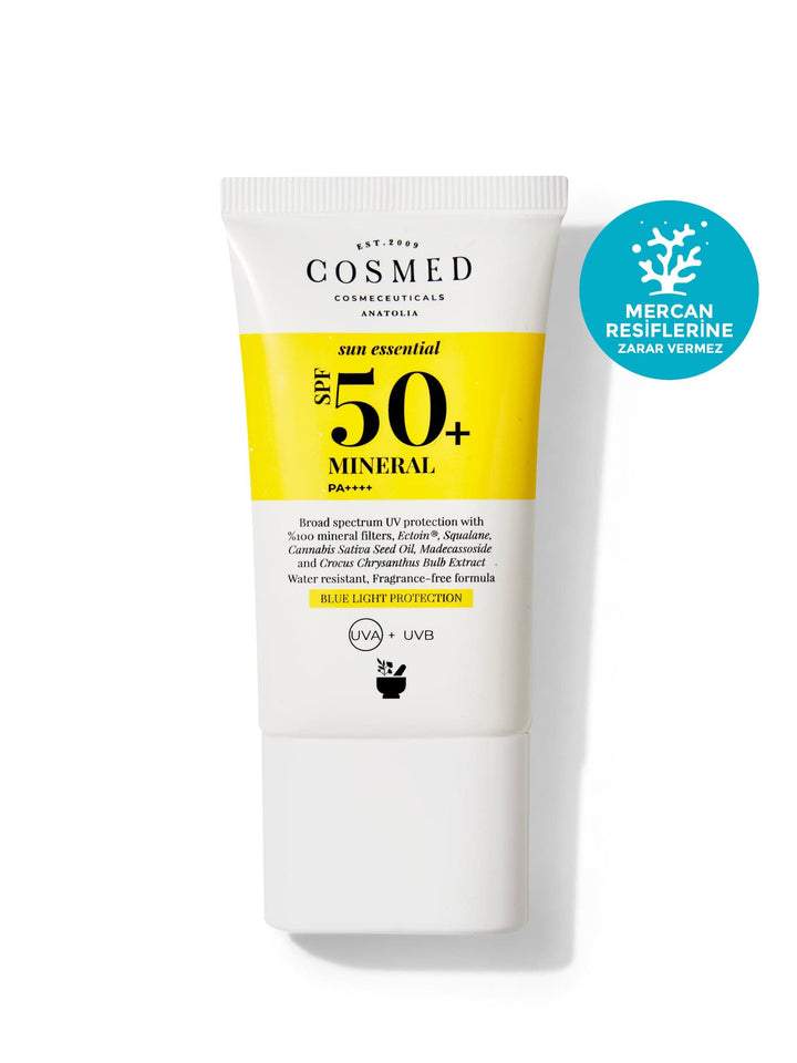 Cosmed Mineral Spf50 - 40ml | كوزميد واقي شمسي فيزيائي spf50+ - 40 مل