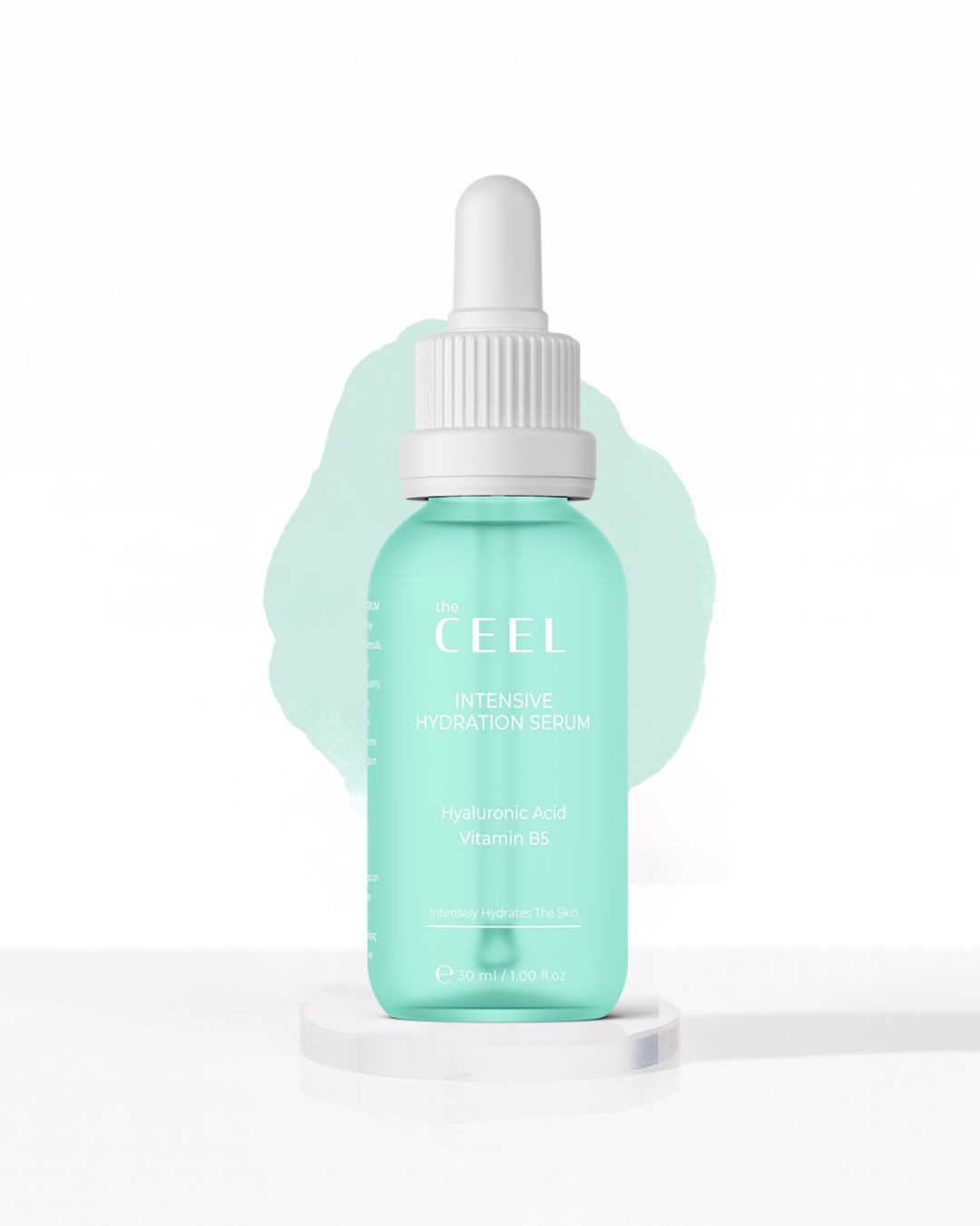 the CEEL Intensive Hydration Serum Hyaluronic Acid Vitamin B5 -30ml | ذا سيل سيروم ترطيب هيالورونيك اسيد و بانتينول - 30 مل