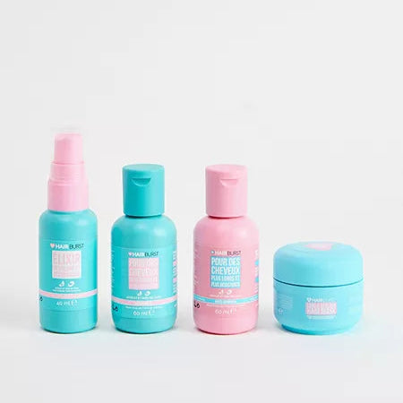 HAIR BURST The Mini Ones Gift Set - 60mlx60mlx40mlx30ml | هيربيرست مجموعة للعناية بالشعر - 60x60x40x30 مل