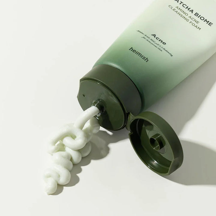 heimish Matcha Biome Amino Acne Cleansing Foam - 150g | هيميش غسول رغوي للبشرة المعرضة لحب الشباب - 150 غرام