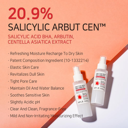 APLB Salicylic Acid Bha Arbutin Mist Essence - 105ml