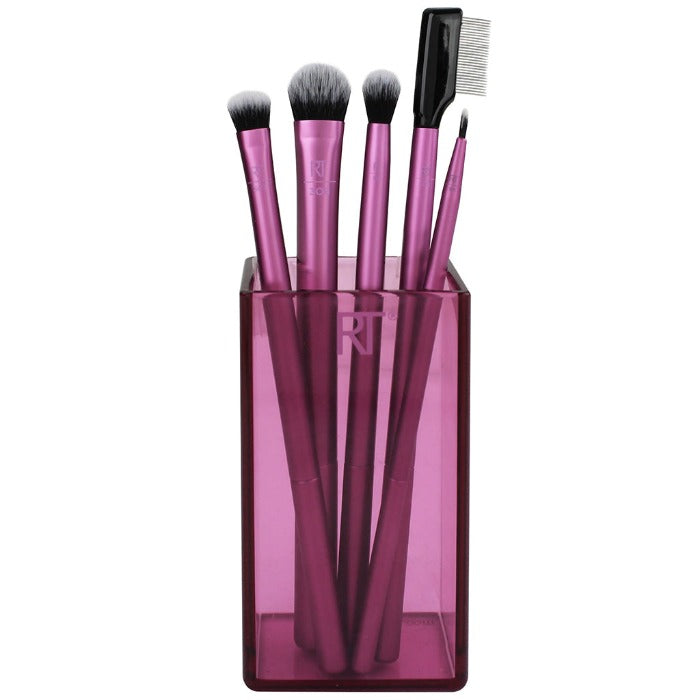 Real Techniques Enhanced Eye Makeup Brush Set - 6pcs | ريل تكنيك مجموعة فراشي مكياج للعيون (6 قطع )