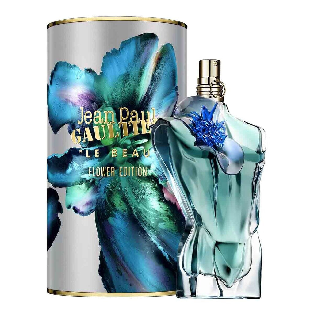 JPG  Le Beau FLOWER EDITION EDP 125 ml  | جان بول غوتييه عطر لو بو فلاور إديشن للرجال 125 مل