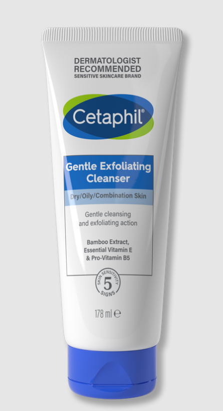 Cetaphil Gentle Exfoliating Cleanser - 178ml | سيتافيل غسول لطيف مقشر - 178 مل