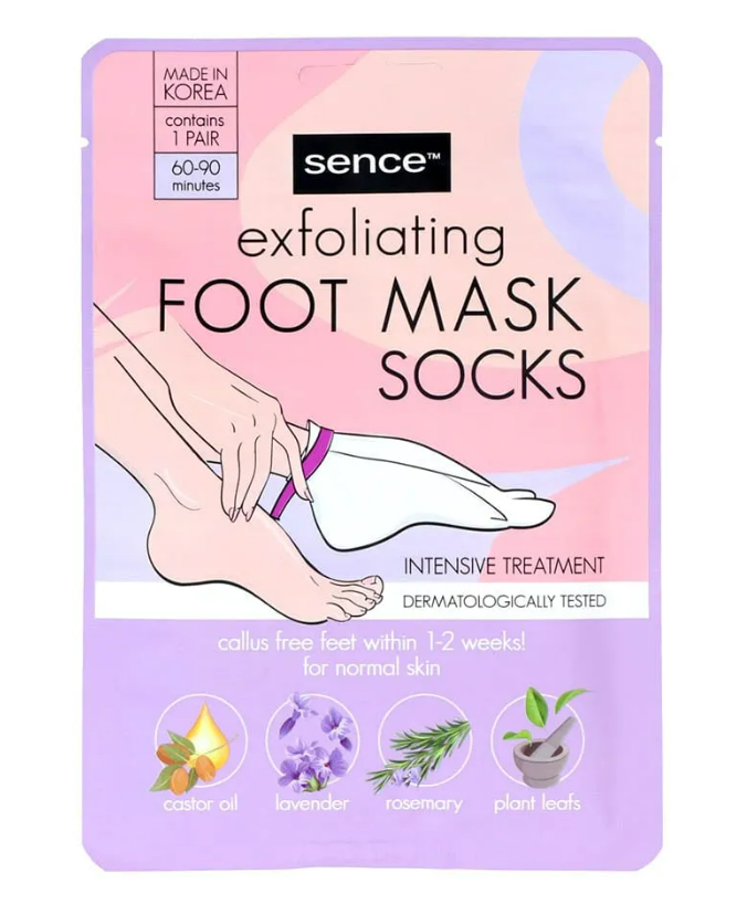 Sence beauty Exfoliating Foot Mask - 40g | سينيس بيوتي ماسك تقشير القدمين - 40 غ