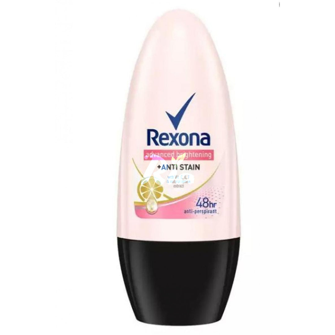 Rexona Anti Stain Roll On - 50ml | ريكسونا رول أون مزيل تعرق - 50 مل