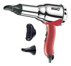 Enzo -Stainless Steel Hair Dryer Metal Master Red | إنزو – مجفف شعر ستانلس ستيل ميتال ماستر باللون الأحمر