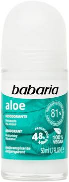 BABARIA Deodorant Roll-On Aloe - 50ml | باباريا رول مزيل تعرق بالالوفيرا - 50 مل