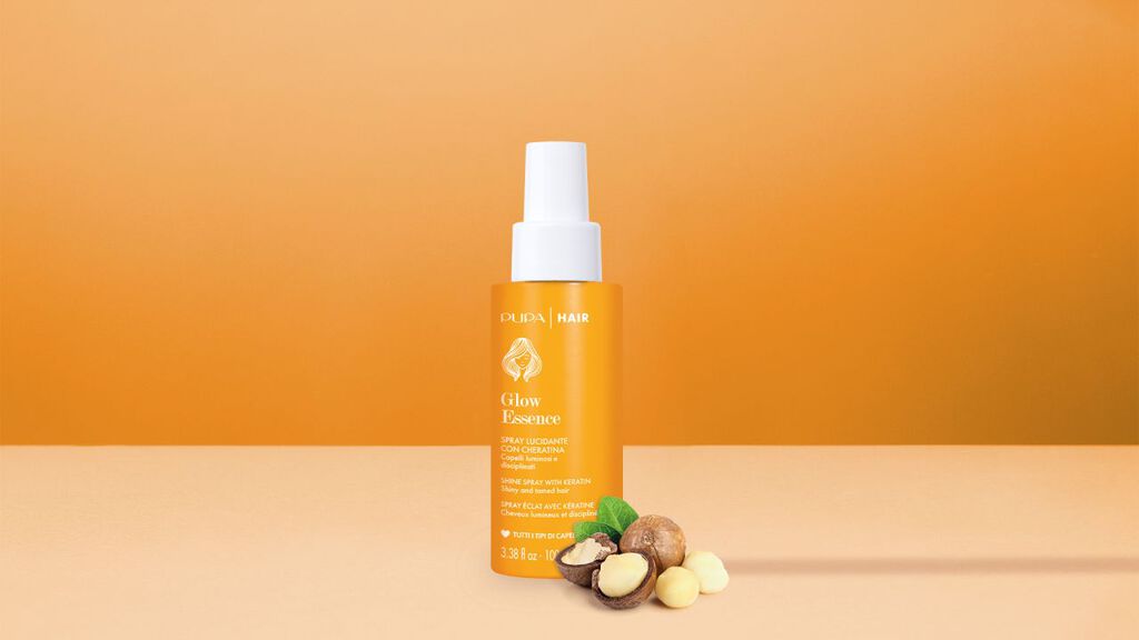 Pupa Glow Essence Shine Spray With Keratin - 100ml | بوبا بخاخ لتنعيم الشعر بالكيراتين - 100 مل