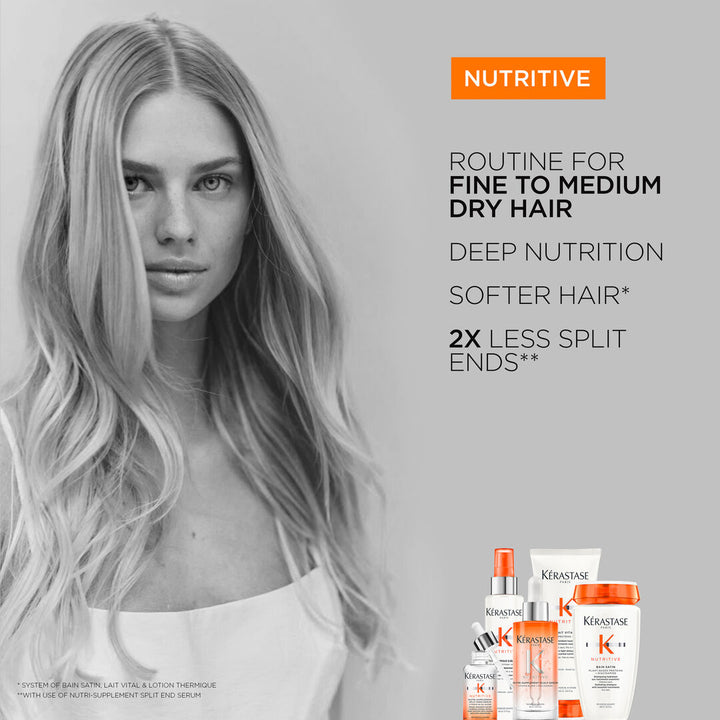 KÉRASTASE Nutritive Lait Vital High Ultra-Light Conditioner For Dry, Fine To Medium Hair - 200ml | كيراستاس بلسم خفيف للشعر الجاف, الخفيف و المتوسط - 200 مل