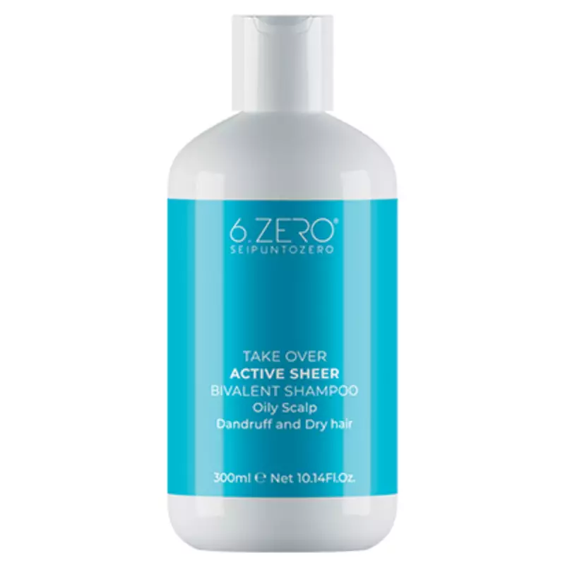 6.Zero Take Over Active Sheer Shampoo- 300ml |  شامبو تيك أوفر أكشن -300  مل