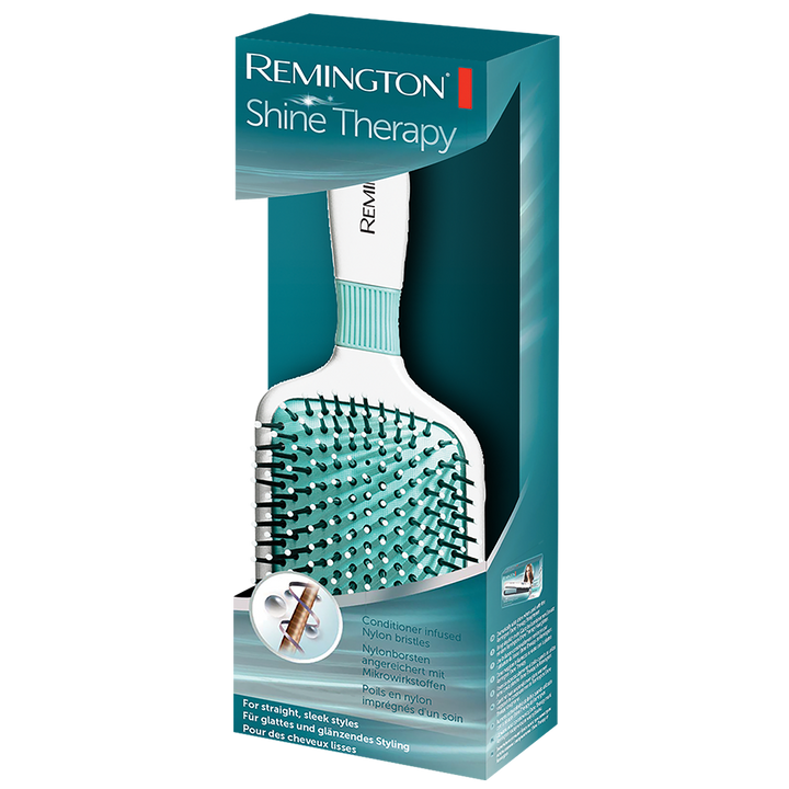 REMINGTON Shine Therapy Ceramic Paddle Hair Brush | فرشاة الشعر السيراميك ريمينغتون شاين ثيرابي