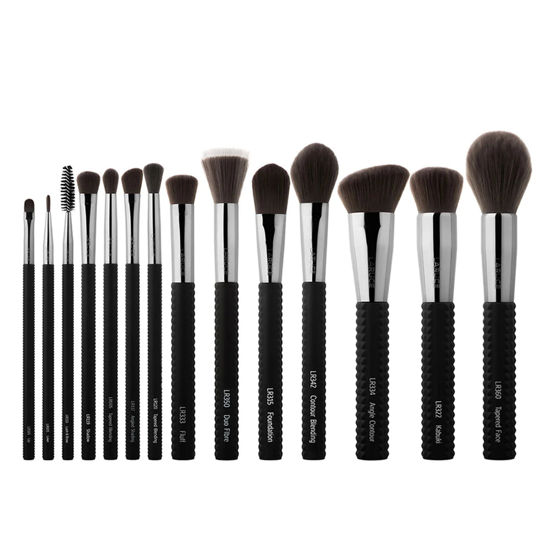 LARUCE Rennie Cup Makeup Brush Travel Case - 14pcs | لاروس فرش مكياج مع حقيبة - 14 قطعة
