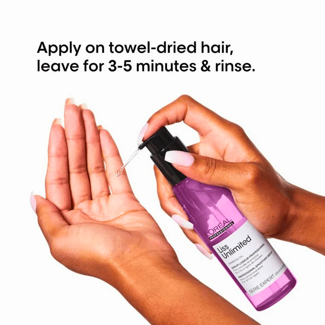 L’Oreal Liss Unlimited Primrose Oil - 125ml | لوريال سيروم زيتي للشعر - 125 مل