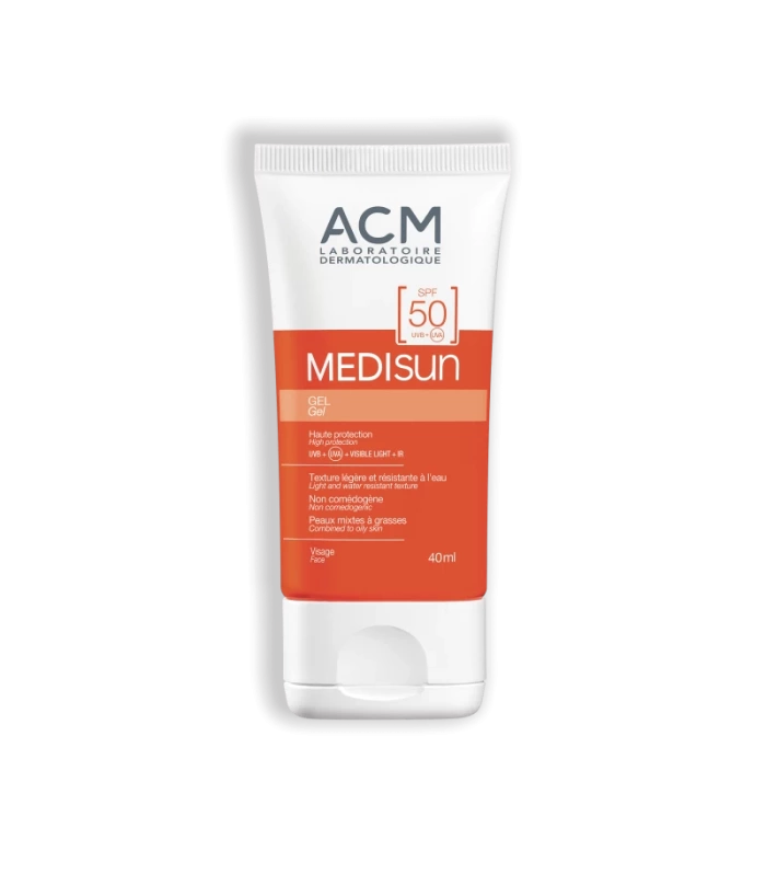 ACM Medisun Gel SPF 50+  - 40ml | اي سي ام واقي شمسي بمعامل حماية 50+ - 40 مل