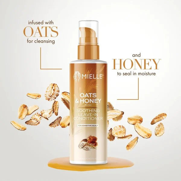 MIELLE Oats & Honey Soothing Leave-in Conditioner - 177ml | ميلي ليف ان بالعسل و الشوفان - 177 مل