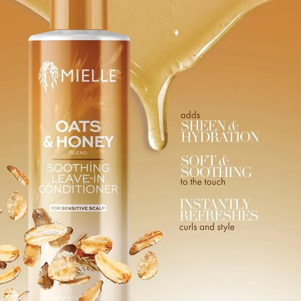 MIELLE Oats & Honey Soothing Leave-in Conditioner - 177ml | ميلي ليف ان بالعسل و الشوفان - 177 مل