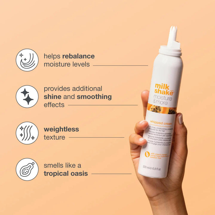 Milk Shake moisture & more whipped cream - 200ml | ميلك شيك كريم تصفيف الشعر - 200 مل