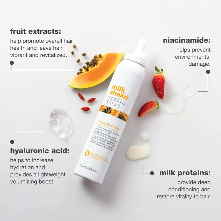 Milk Shake moisture & more whipped cream - 200ml | ميلك شيك كريم تصفيف الشعر - 200 مل